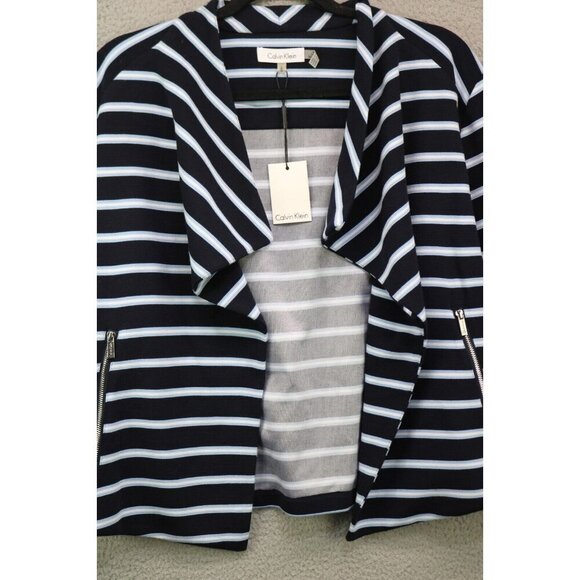 Calvin Klein Long Sleeve Open Front Cardigan-Size Large-New w/Tags - Picture 2 of 11